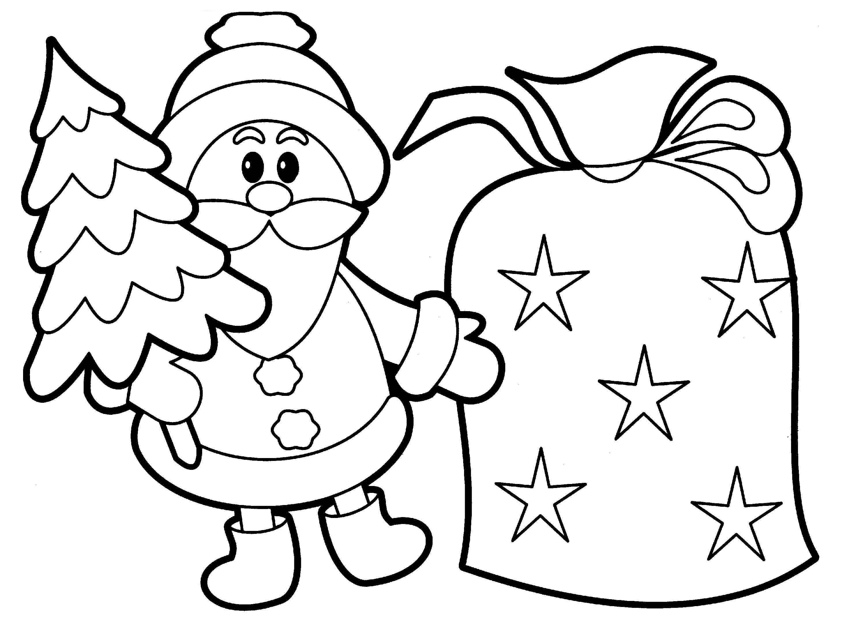 2930x2232 Santa Claus Drawing Best Cute Santa Line Cute Santa Claus Coloring - Cute Santa Claus Drawing