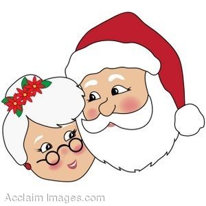 300x300 These Faces Of Santa And Mrs Claus Would Be Cute To Make Yourself - Cute Santa Claus Drawing