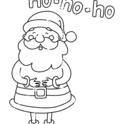 250x250 Cute Santa Claus Laughing Ho Ho Ho Vector Clipart - Cute Santa Claus Drawing