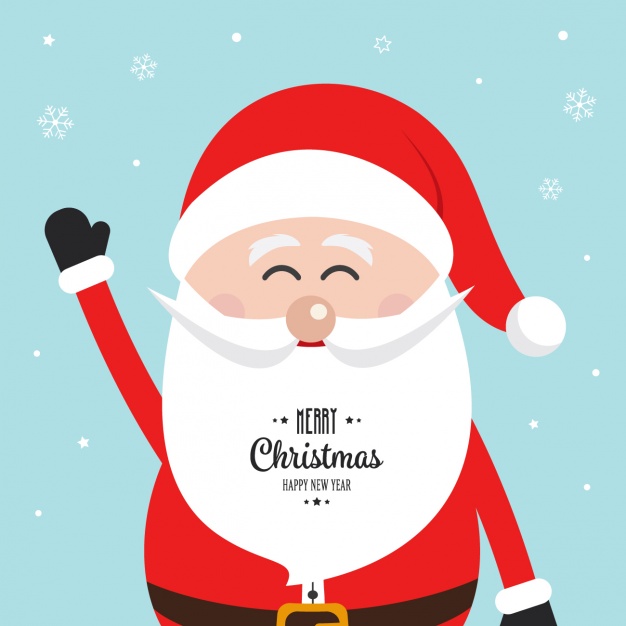 626x626 Cute Santa Claus Background Vector Free Download - Cute Santa Drawing