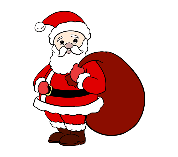 Cute Santa Drawing At Paintingvalleycom Explore