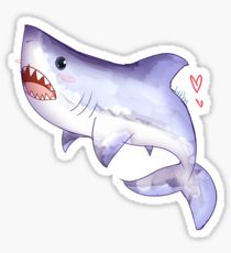 210x230 Cute Shark Drawing Stickers Redbubble - Cute Shark Drawing