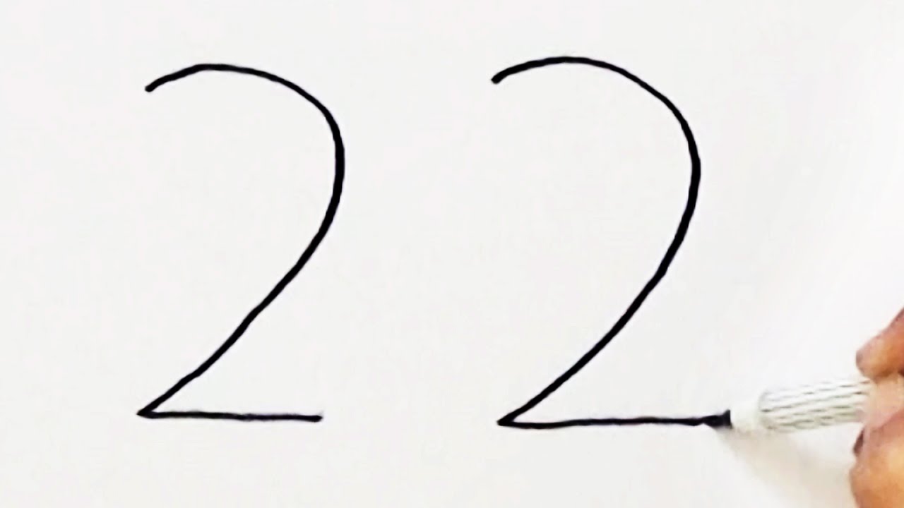 1280x720 How To Draw A Cute Shark Using Number - Cute Shark Drawing