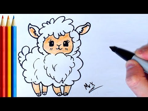 480x360 How To Draw Cute Sheep - Cute Sheep Drawing