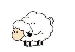 287x200 sheep drawing cute art sheep drawing, sheep, sheep art - Cute Sheep Drawing