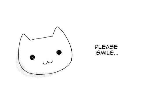 500x343 Smile, Bitch Via Tumblr On We Heart It - Cute Smile Drawing
