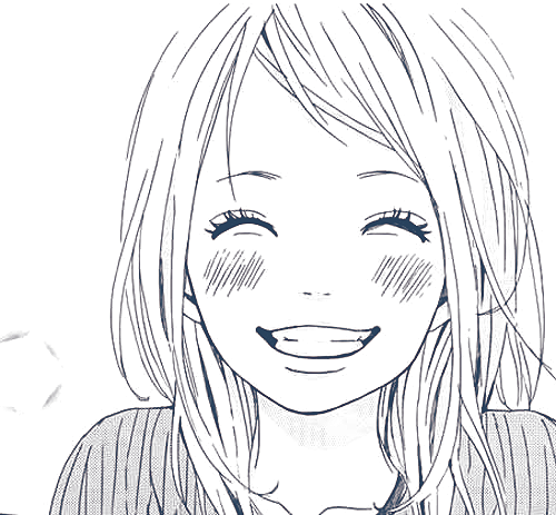 500x463 Smiling Girl, Smiling Eyes, Manga, Girl, Smile, Cute And Anime - Cute Smile Drawing