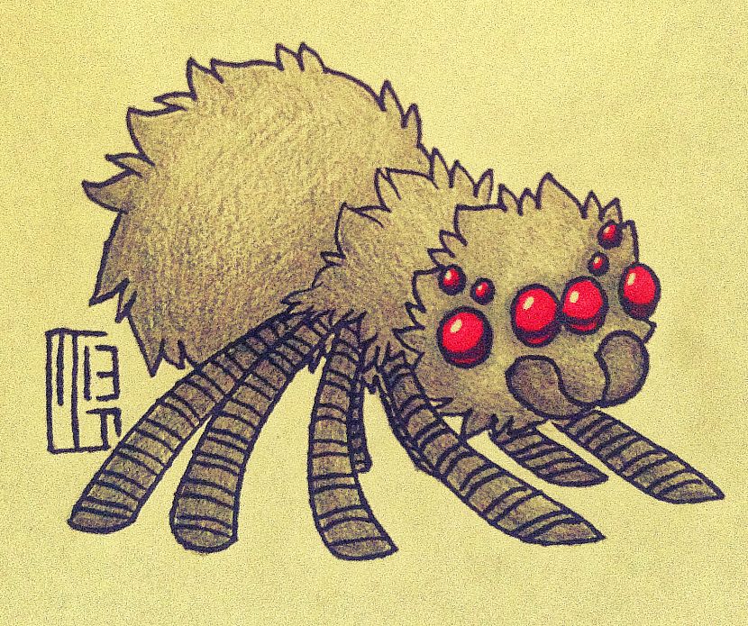 830x695 Minecraft Spider Drawing - Cute Spider Drawing