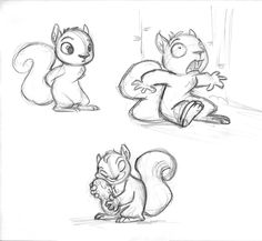 Cute Squirrel Drawing at PaintingValley.com | Explore collection of ...