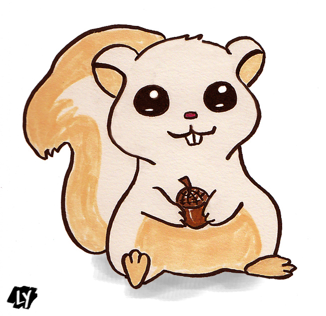 654x633 Pictures Of How To Draw A Cute Squirrel - Cute Squirrel Drawing