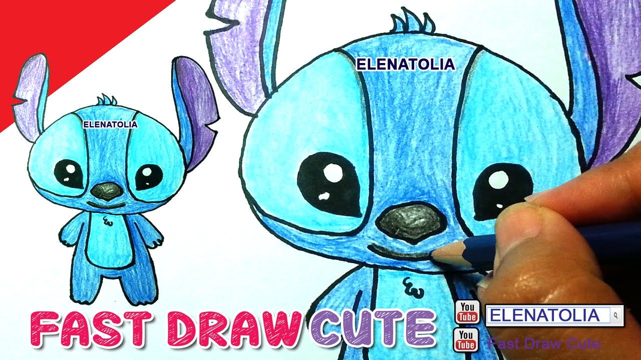  Cute Stitch Drawings at PaintingValley.com Explore 