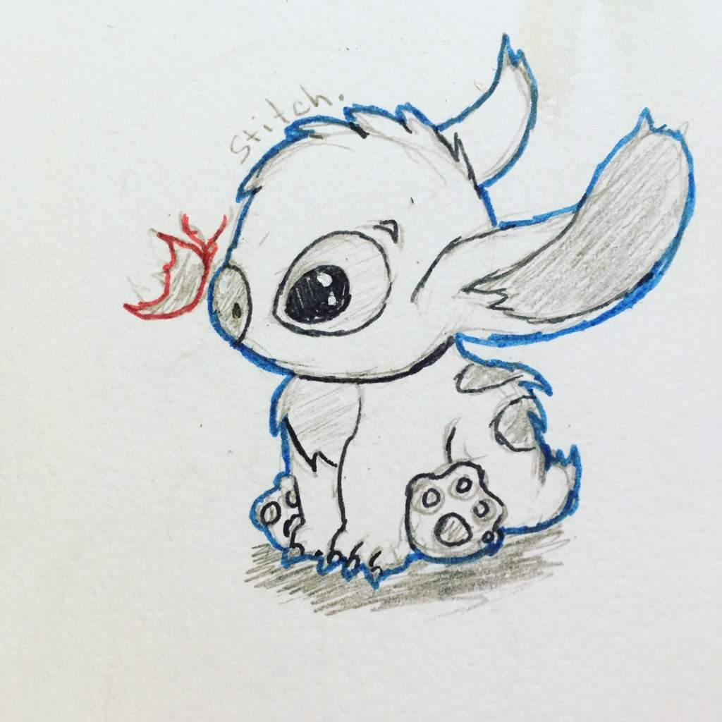 Cute Stitch Drawings at PaintingValley.com | Explore collection of Cute ...