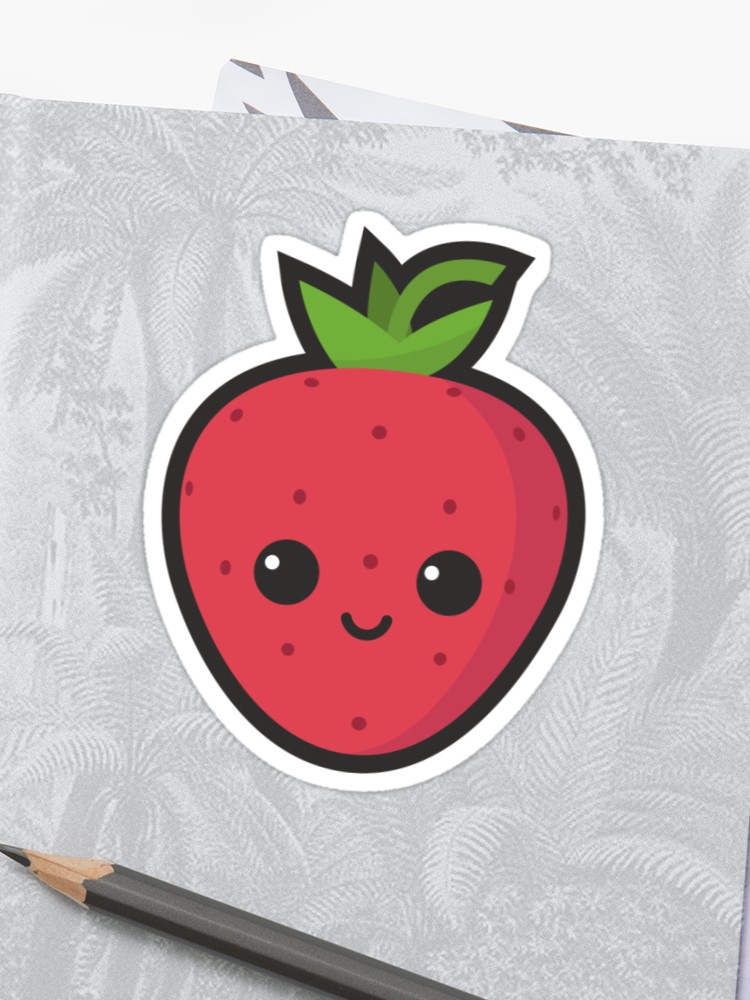 Cute Strawberry Drawing at PaintingValley.com | Explore collection of ...