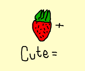 300x250 Cute Strawberry Drawing - Cute Strawberry Drawing