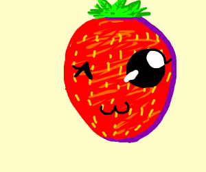 300x250 Cute Strawberry Drawing - Cute Strawberry Drawing