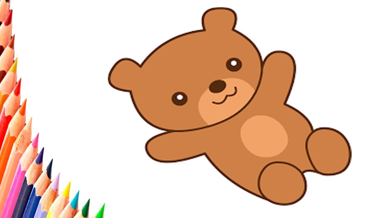 Cute Teddy Bear Drawing at Explore