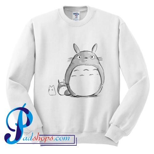 500x500 cute totoro drawing sweatshirt padshops - Cute Totoro Drawing