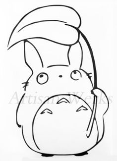 236x325 best totoro drawing images hayao miyazaki, my neighbor totoro - Cute Totoro Drawing