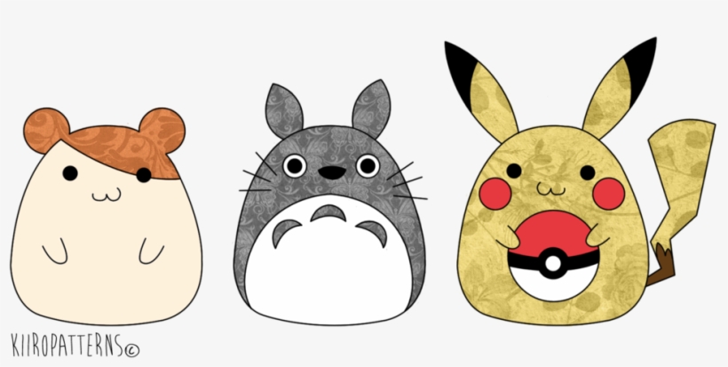 820x413 chibi totoro drawing - Cute Totoro Drawing