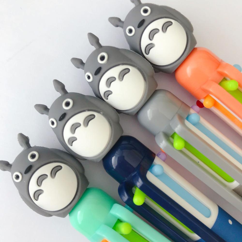 1000x1000 cute totoro ballpoint pen colorful hand account drawing pen office - Cute Totoro Drawing