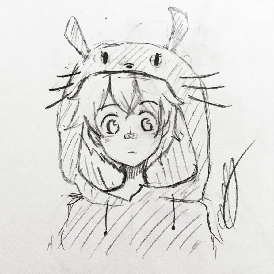 894x894 cute totoro boy - Cute Totoro Drawing