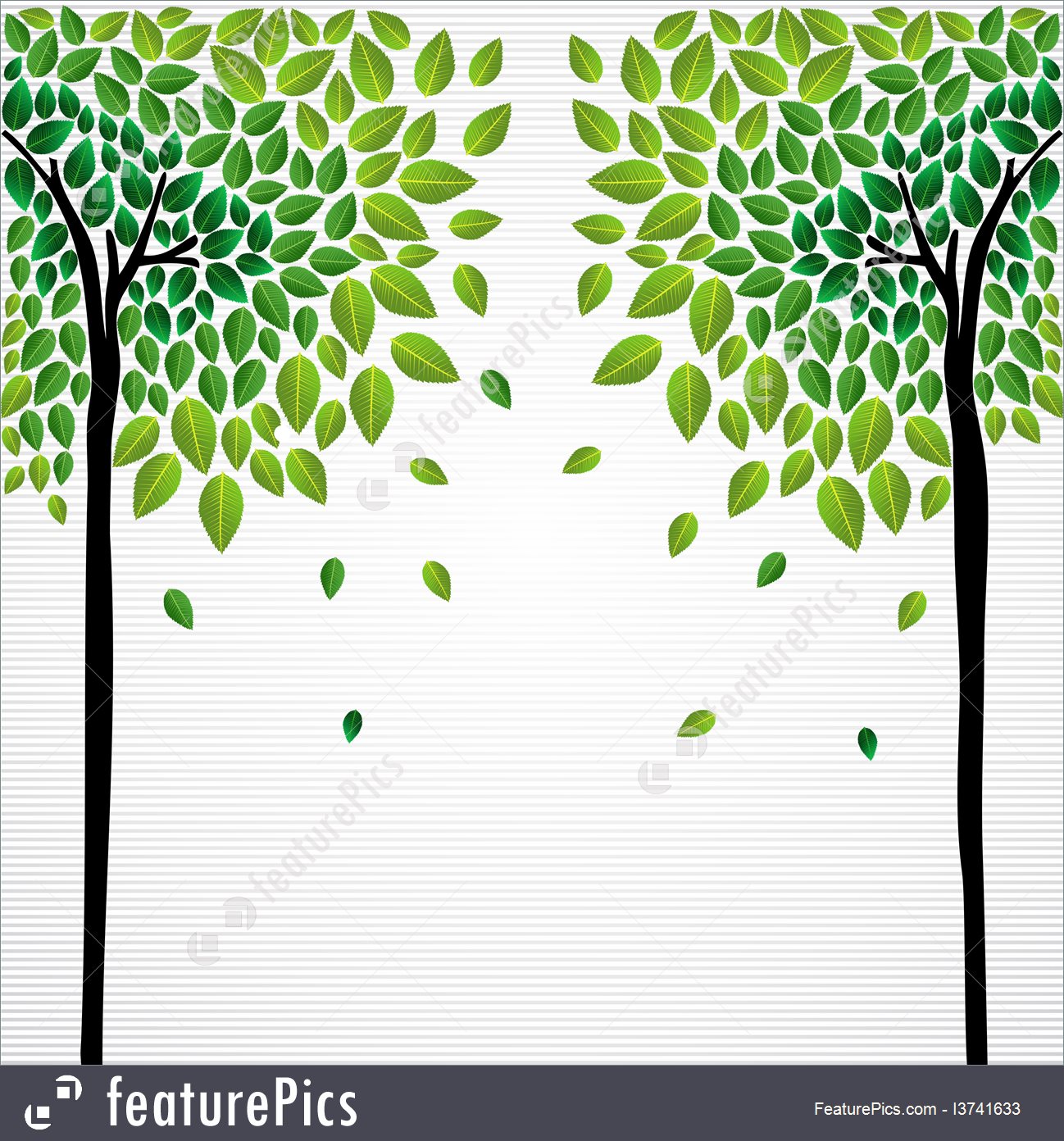 1298x1392 Illustration Of Cute Concept Trees Drawing - Cute Tree Drawing
