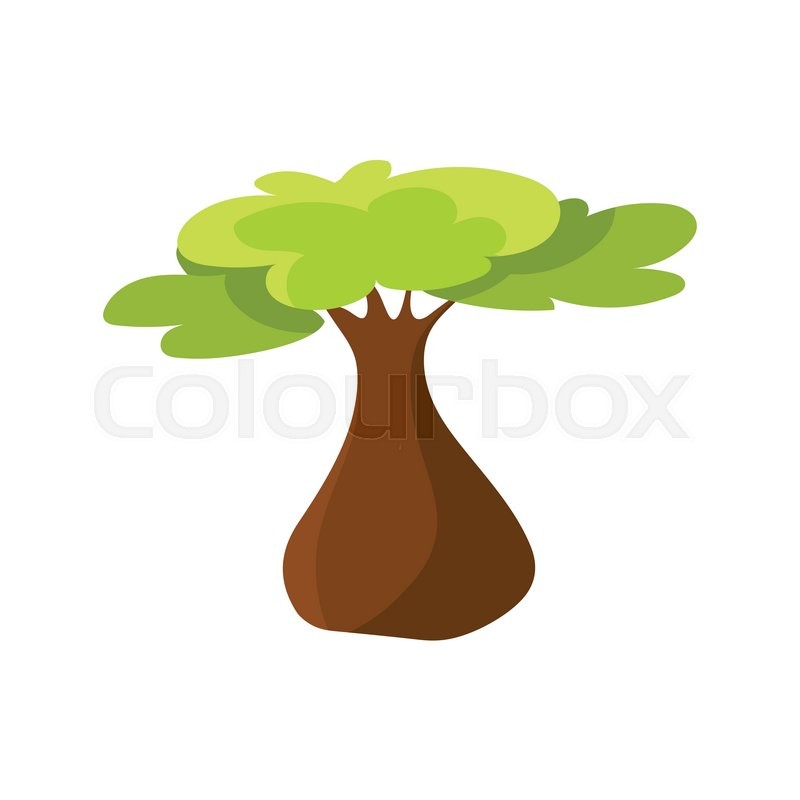 800x800 bottle tree drawing cute childish stock vector colourbox - Cute Tree Drawing
