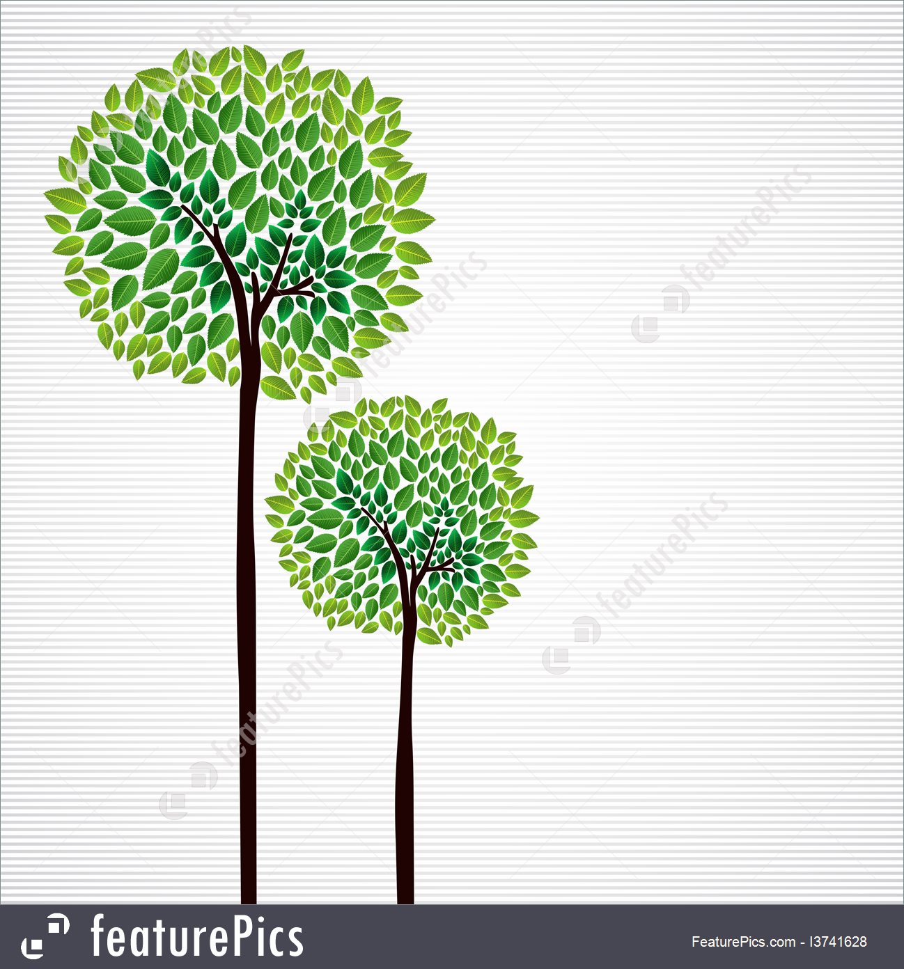 1298x1392 Cute Concept Trees Design Illustration - Cute Tree Drawing