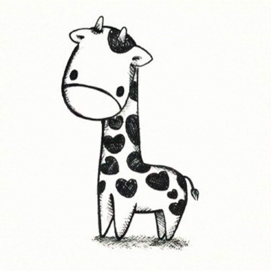 950x950 Cute Giraffe Drawings Tumblr Free Image - Cute Tumblr Drawings