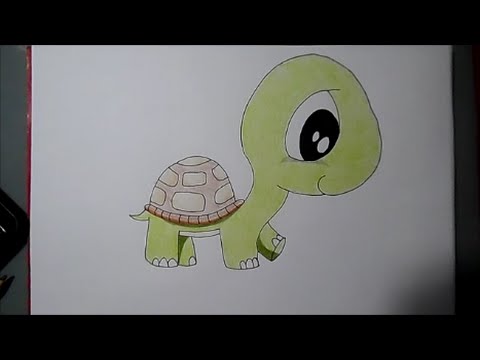 480x360 How To Draw Cute Turtle - Cute Turtle Drawing