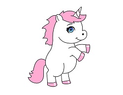 250x193 How To Draw A Unicorn - Cute Unicorn Drawings