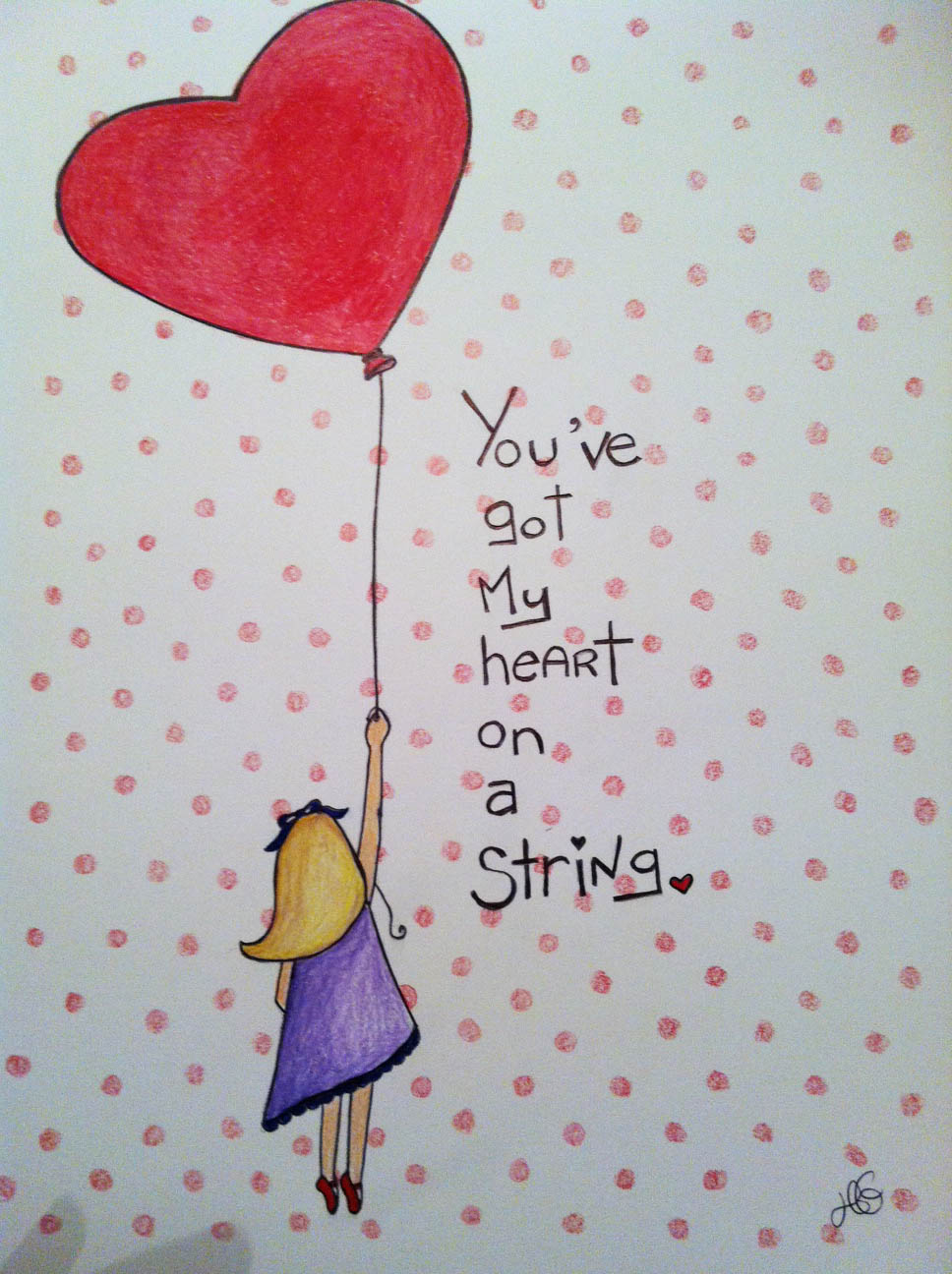 968x1296 The Happy Homebodies Cute Valentine Art - Cute Valentines Drawings