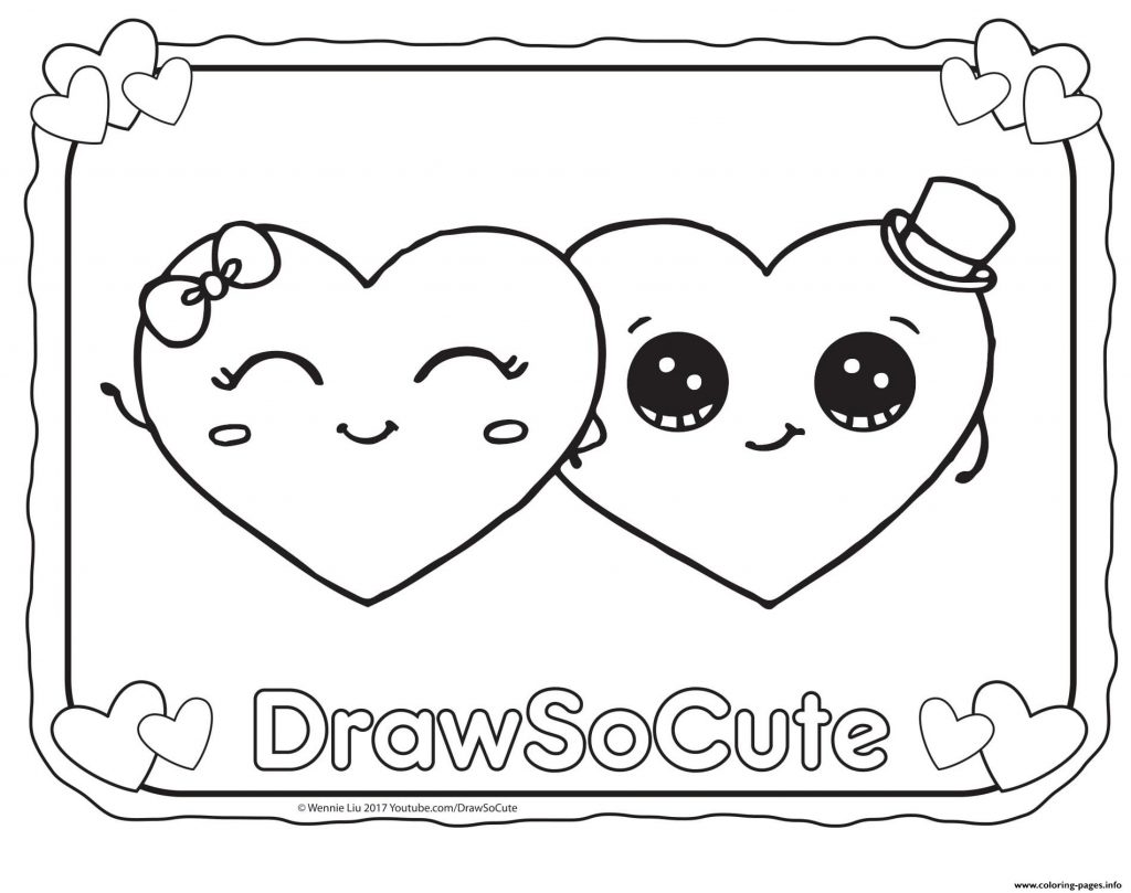 1024x809 Coloring Pages Cute Valentine Coloring Pages Sheets With Draw So - Cute Valentines Drawings