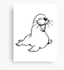 210x230 funny walrus drawing canvas prints redbubble - Cute Walrus Drawing
