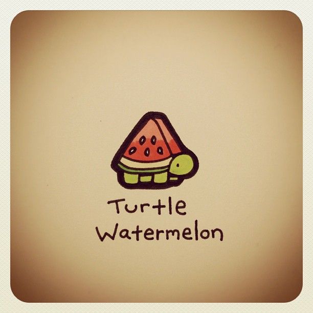 612x612 Instagram Post - Cute Watermelon Drawing