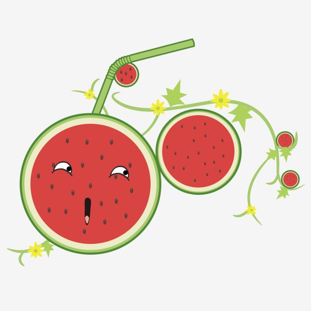 640x640 watermelon small object hot summer cool and cute object hand - Cute Watermelon Drawing