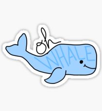210x230 Oh Whale Drawing Stickers Redbubble - Cute Whale Drawing