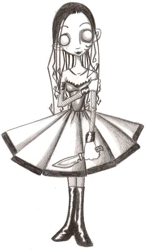 475x800 Zombie Drawings - Cute Zombie Drawing