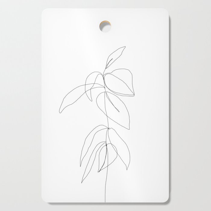 700x700 Still Life Plant Drawing - Cutting Board Drawing