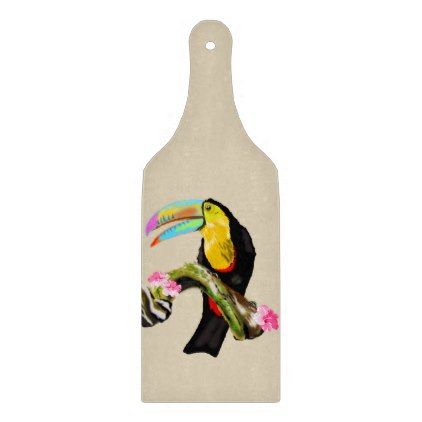 422x422 Toucan Cutting Board - Cutting Board Drawing