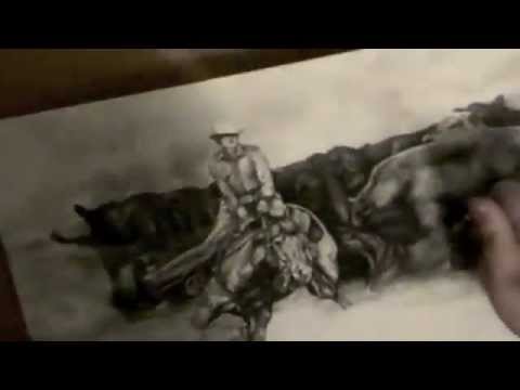 480x360 Speed Drawing - Cutting Horse Drawings