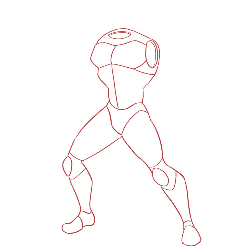 1024x1024 Learn To Draw Cyborg In Easy Steps - Cyborg Drawing