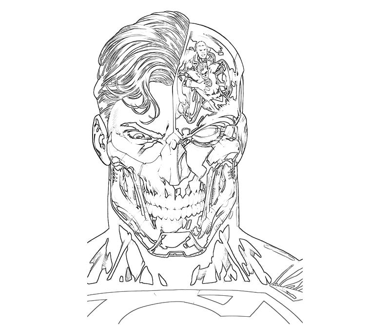800x667 Superman Drawing Cyborg For Free Download - Cyborg Drawing