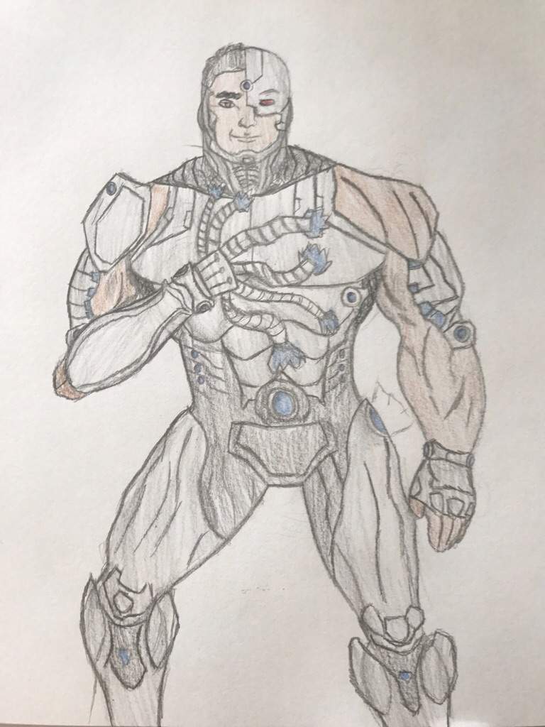 768x1024 Another Cyborg Drawing Comics Amino - Cyborg Drawing