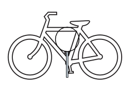 266x199 lollypop metalcraft engineering bike racks, cycle stands - Cycle Drawing