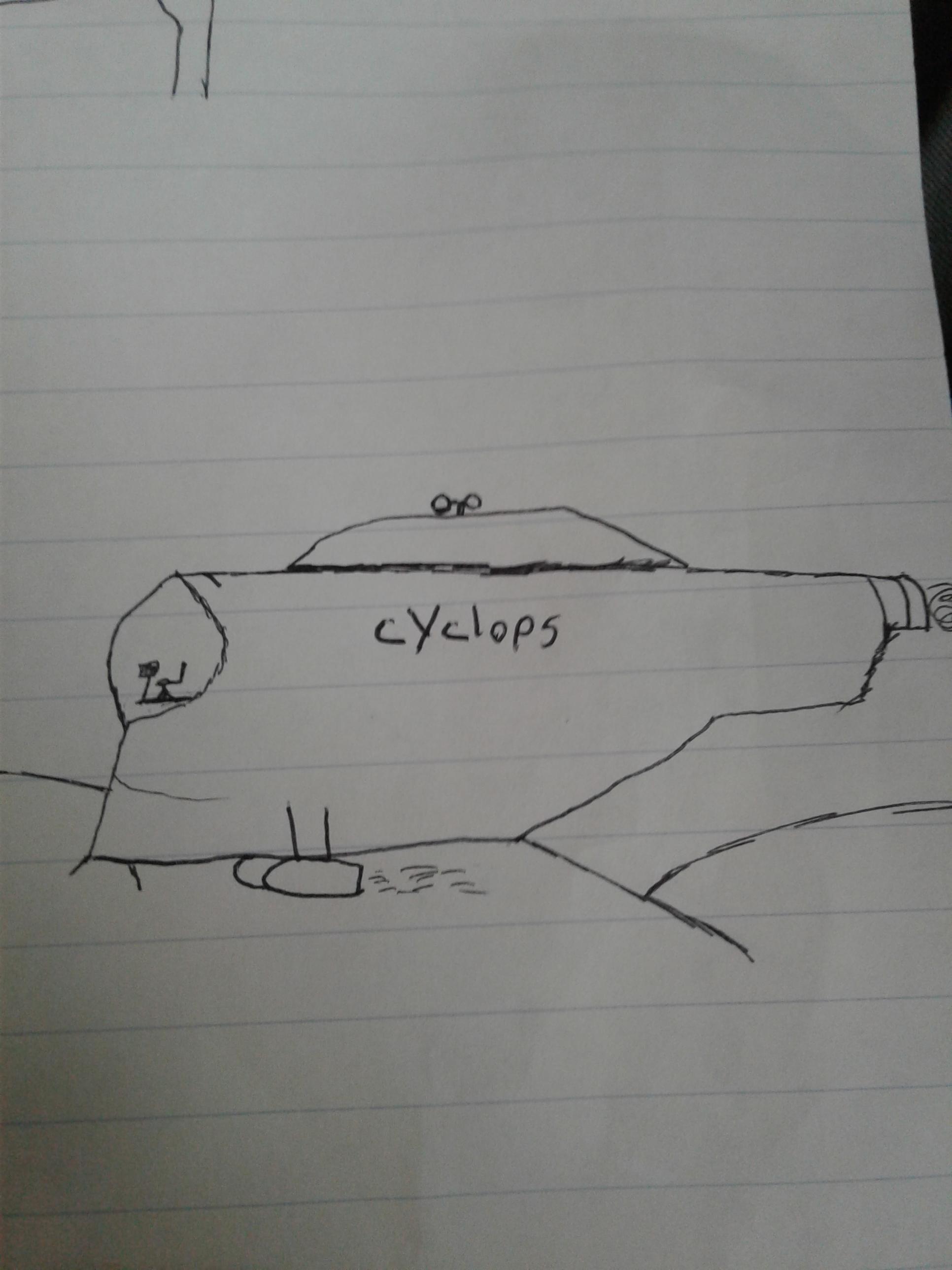 1932x2576 cyclops drawing subnautica - Cyclops Drawing