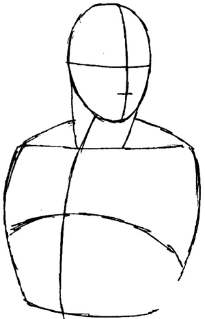 300x466 how to draw cyclops from marvel's x men superhero team drawing - Cyclops Drawing