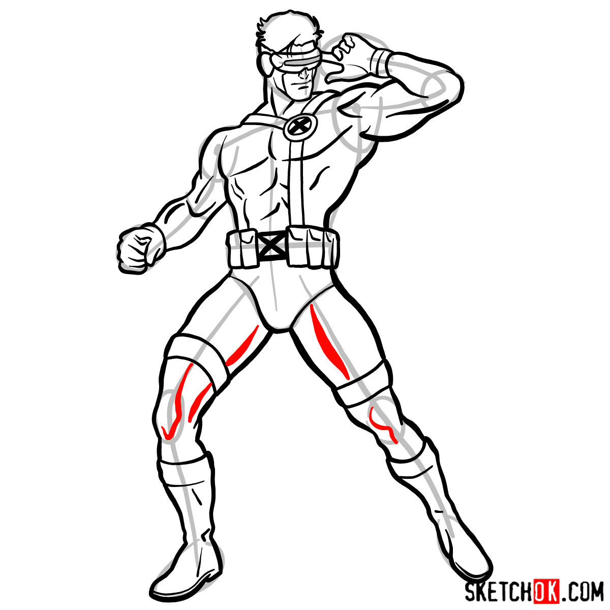 1200x1200 how to draw cyclops from x men - Cyclops Drawing