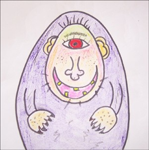 300x302 how to draw cyclops - Cyclops Drawing