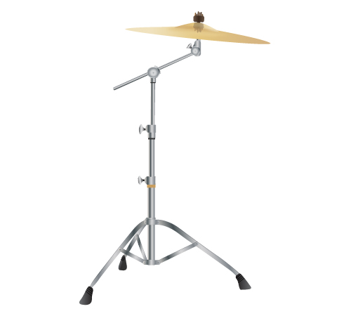 500x450 illustrator tutorial vector drums kit - Cymbals Drawing